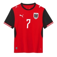Koszulka piłkarska Austria Marko Arnautovic #7 Strój Domowy MŚ 2026 tanio Krótki Rękaw